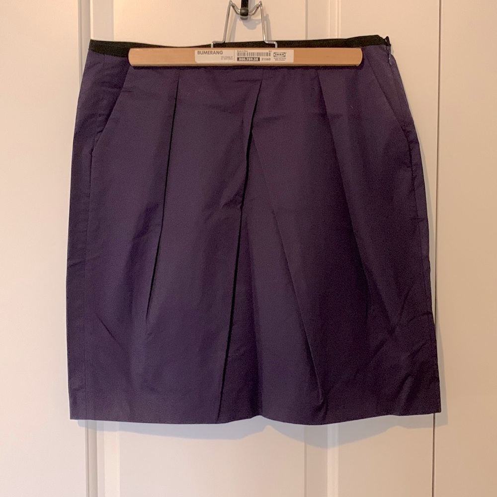 BR Tulip shaped purple skirt